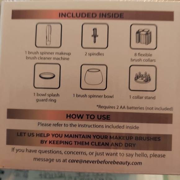 Makeup brush cleaner. ( Dark Rose color) - Picture 2 of 2